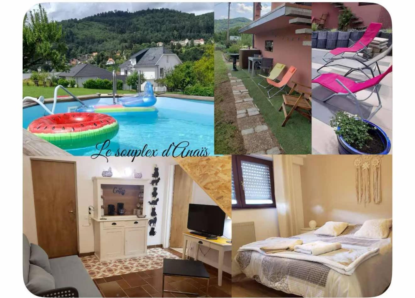 쉬르멕 Le Souplex D'Anais B&B 외부 사진